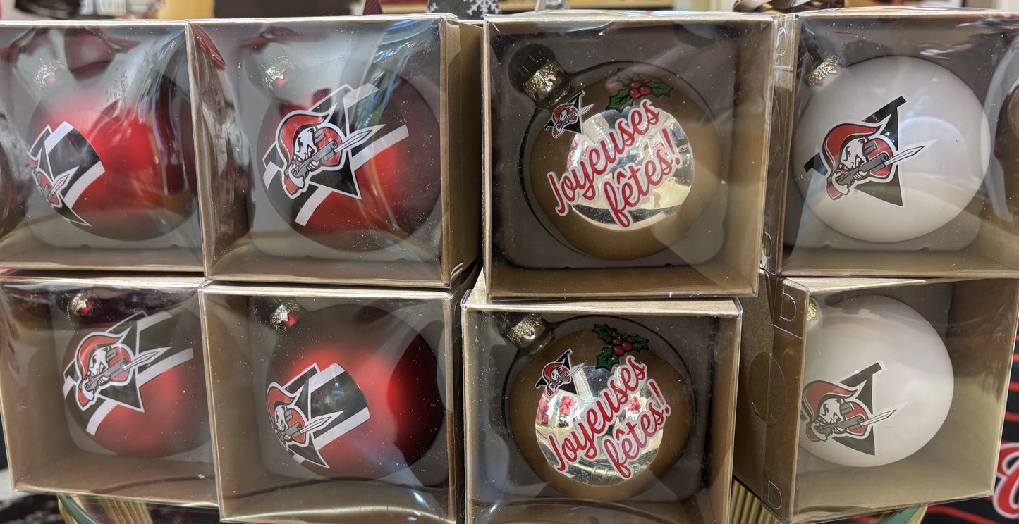 BOULE DE NOËL VOLTIGEURS