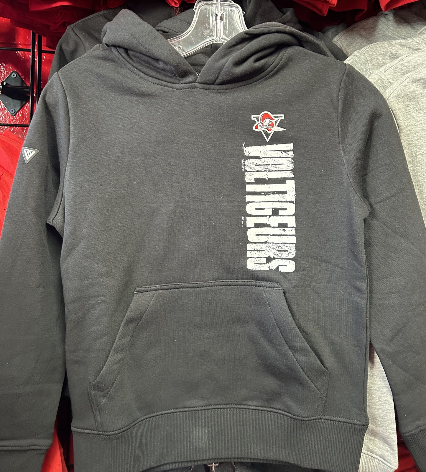 HOODIE JUNIOR NOIR NOUVEAU LOGO