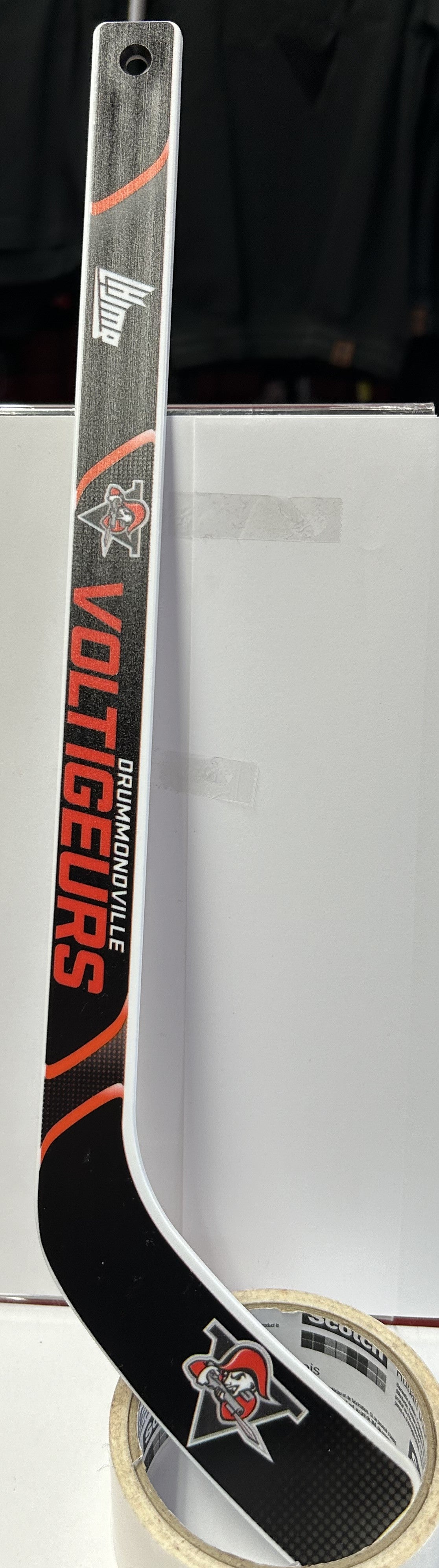 MINI-HOCKEY PLASTIQUE VISUEL NOIR