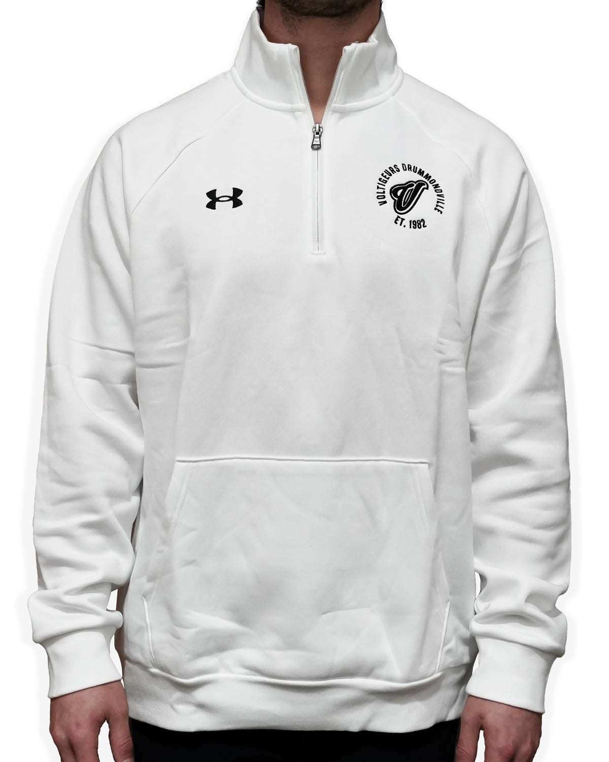 Veste 1/4 Zip Under Armour Blanc