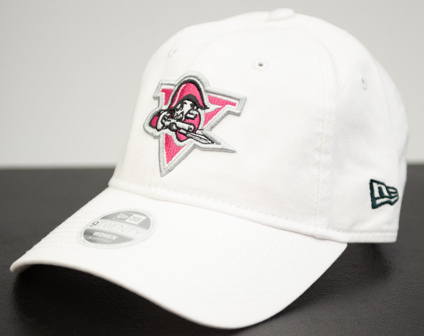 Casquette Blanche Logo Rose (Femme)