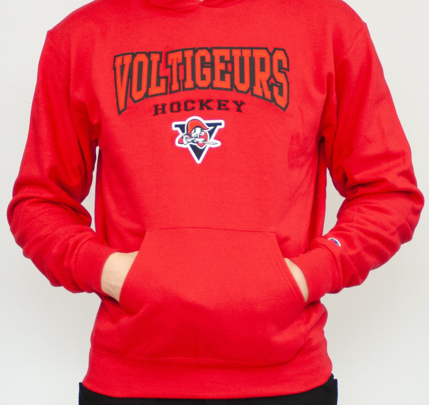 HOODIE ROUGE LOGO ROUGE JUNIOR