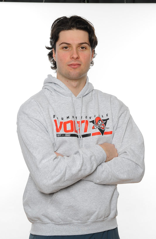 HOODIE GRIS PALE - VOLTI LOGO