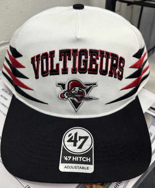 CASQUETTE BLANCHE DIAMAND ROUGE ET NOIR