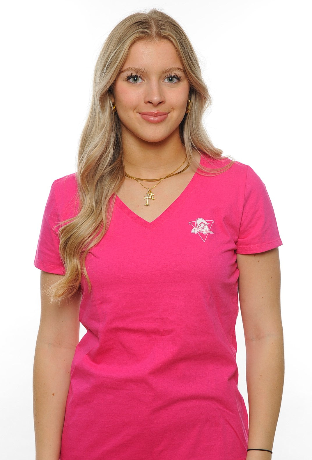 T-SHIRT ROSE FEMME