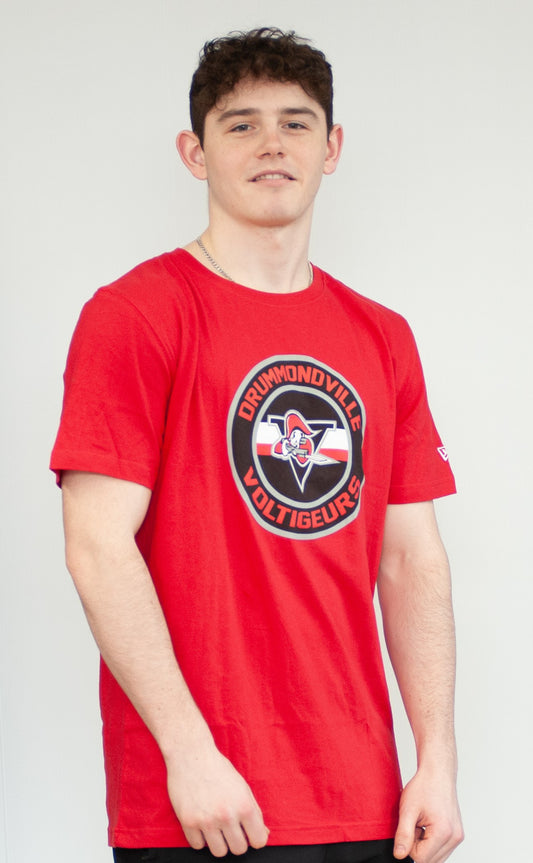 T-Shirt Rouge Logo Draft (H)