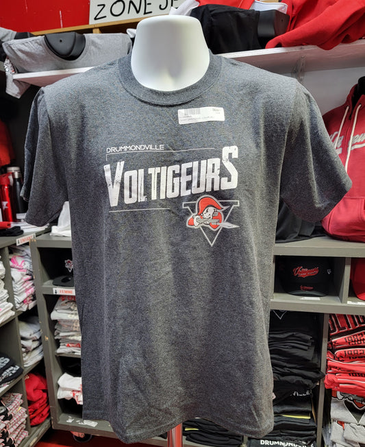 T-SHIRT GRIS FONCÉ JUNIOR