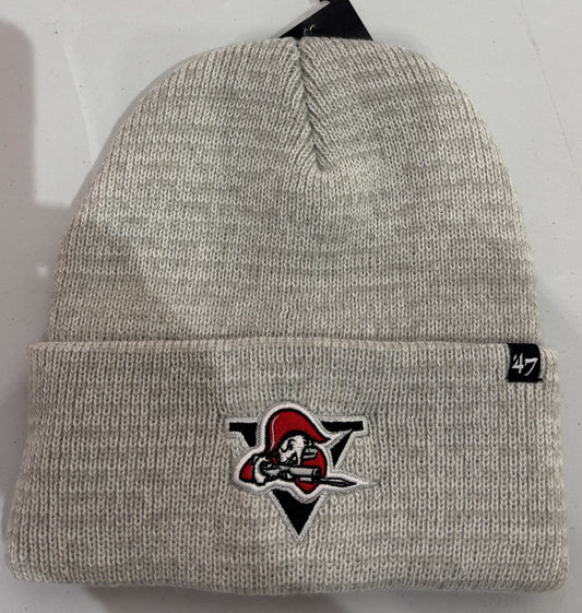 TUQUE GRISE PÂLE LOGO VOLTIGEURS